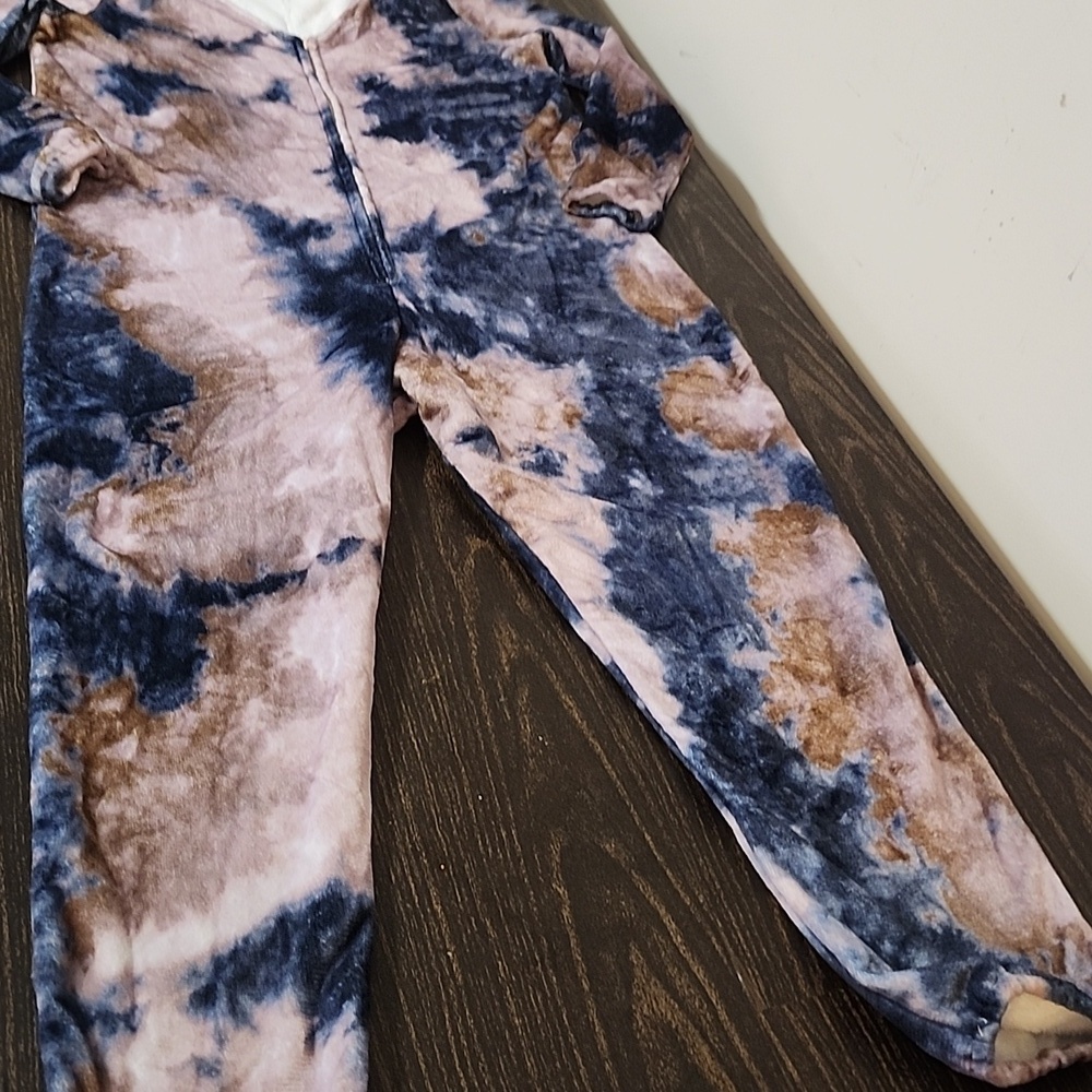 Natural Life Fleece One Piece Onesie Jumpsuit Pajamas Zip